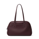 boat shape vegetable-tanned leather  travel bag