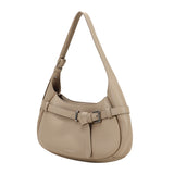 pebble grain cow leather handbag