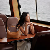 sailboat genuine cow leather handbag