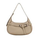 pebble grain cow leather handbag