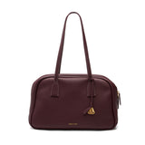 boat shape vegetable-tanned leather  travel bag