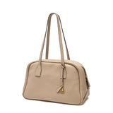 boat shape vegetable-tanned leather  travel bag