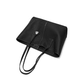 Boat shape Tote genuine leather bag