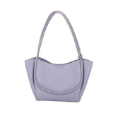 smooth cow leather tote bag