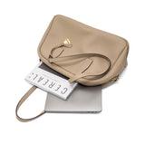 boat shape vegetable-tanned leather  travel bag