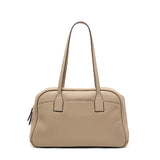 boat shape vegetable-tanned leather  travel bag