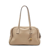 boat shape vegetable-tanned leather  travel bag