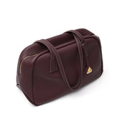 boat shape vegetable-tanned leather  travel bag